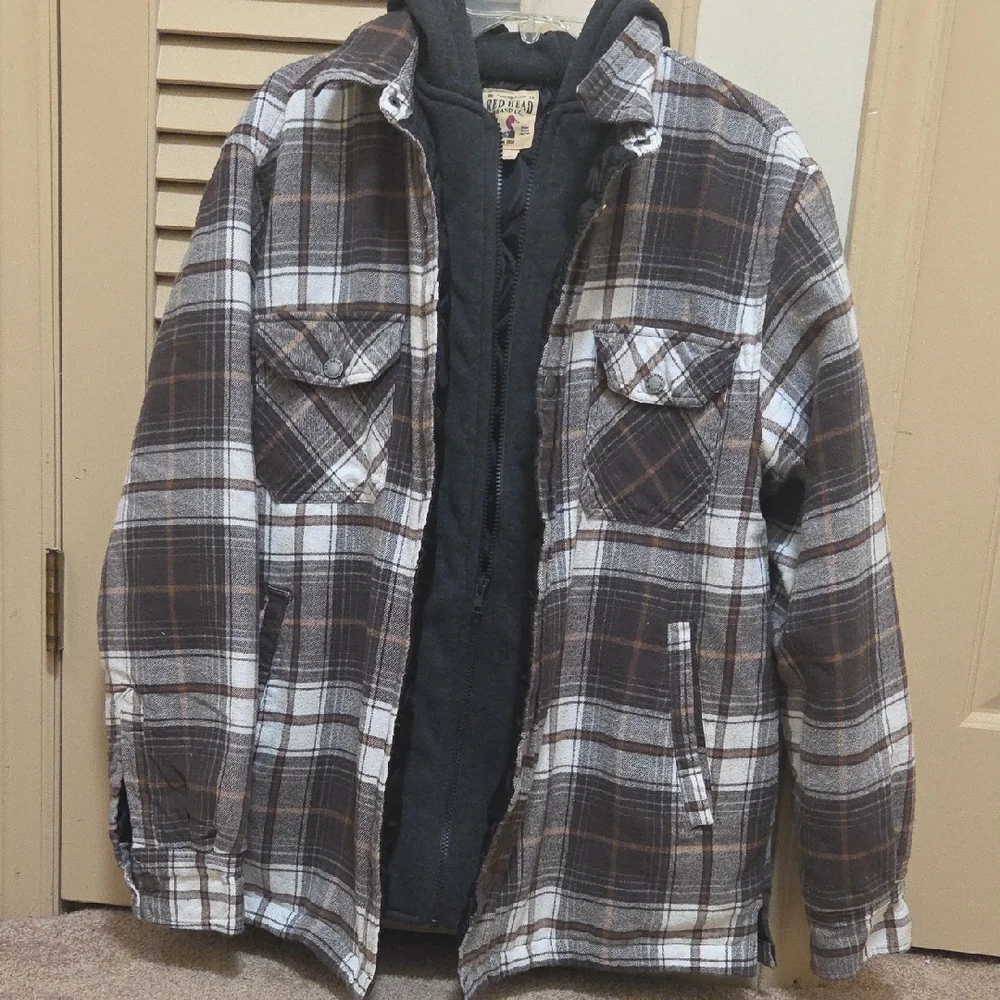 Plaid Shirt Jacket for Men - Picture 3 of 9